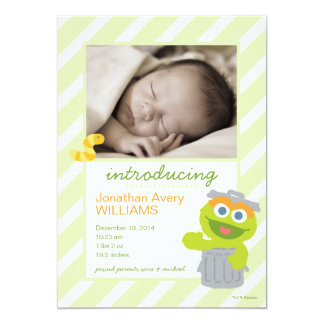 Oscar the Grouch Birth Announcement