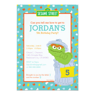 Oscar the Grouch Birthday Card