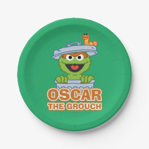 Oscar the Grouch Classic Style Paper Plates