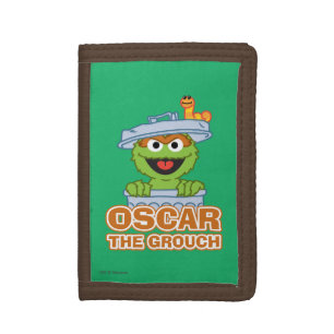 Oscar the Grouch Classic Style Trifold Wallet