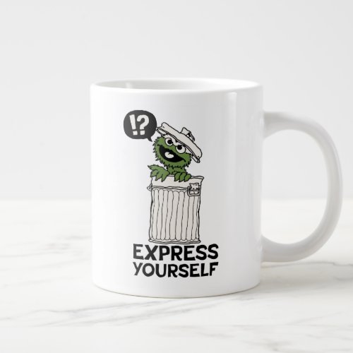 Oscar the Grouch Express Yourself Giant Coffee Mug