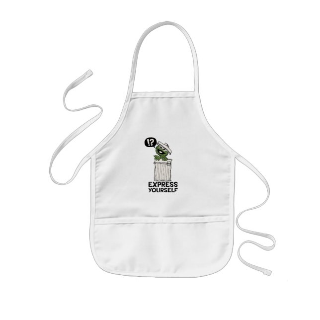 Oscar the Grouch Express Yourself Kids' Apron (Front)