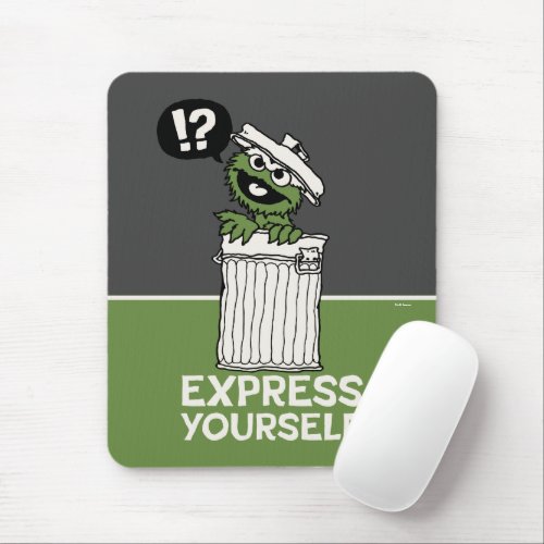 Oscar the Grouch Express Yourself Mouse Pad