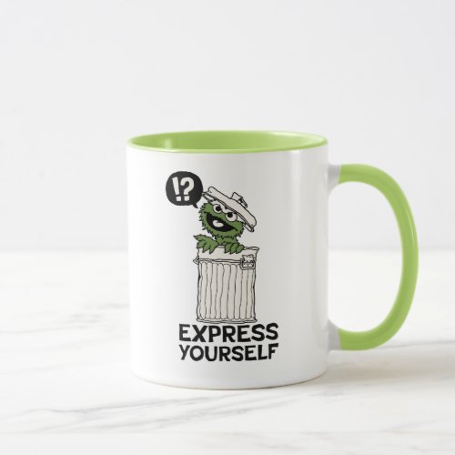 Oscar the Grouch Express Yourself Mug