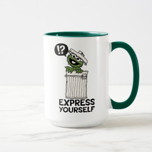 Oscar the Grouch Express Yourself Mug