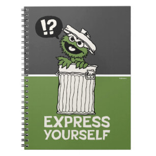 Oscar the Grouch Express Yourself Notebook