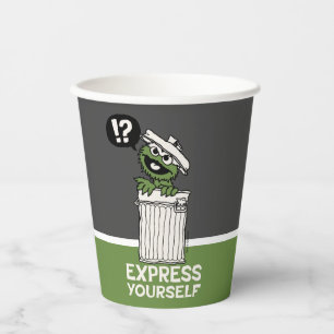Oscar the Grouch Express Yourself Paper Cups