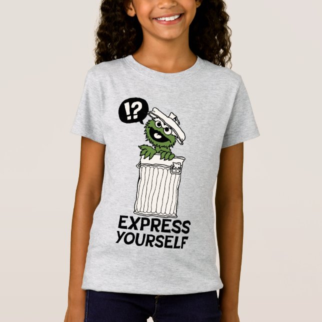 Oscar the Grouch Express Yourself T-Shirt (Front)