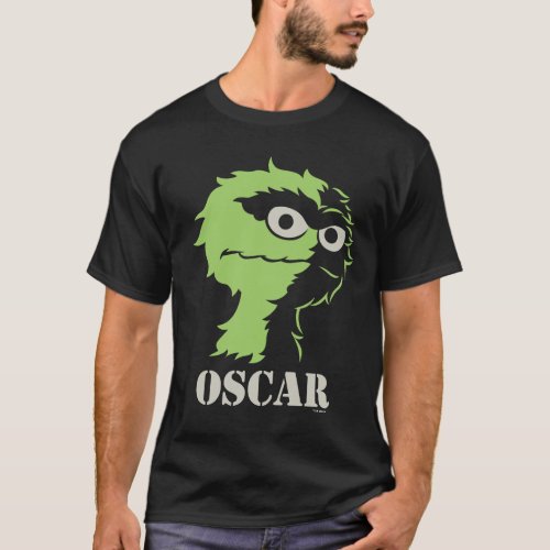 Oscar the Grouch Half T_Shirt