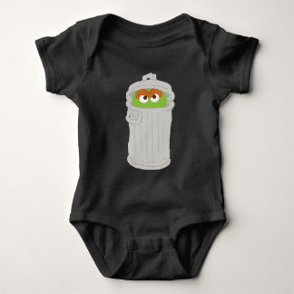 Oscar the Grouch & His Trash Can Baby Bodysuit