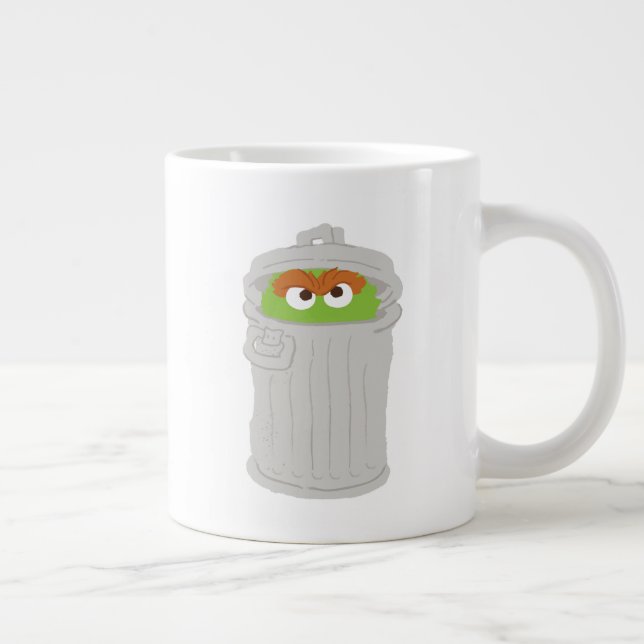 Oscar the Grouch & His Trash Can Giant Coffee Mug (Right)