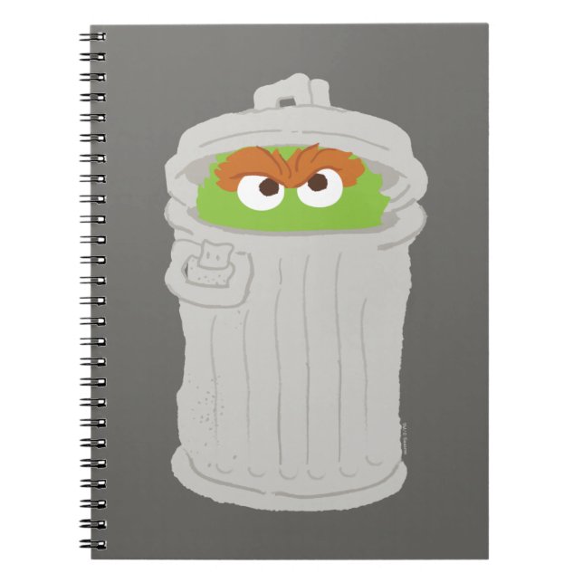Oscar the Grouch & His Trash Can Notebook (Front)
