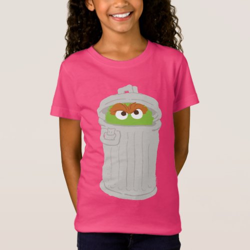 Oscar the Grouch  His Trash Can T_Shirt