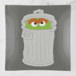 Oscar the Grouch & His Trash Can Trinket Tray