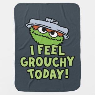 Oscar the Grouch I Feel Grouchy Today! Baby Blanket
