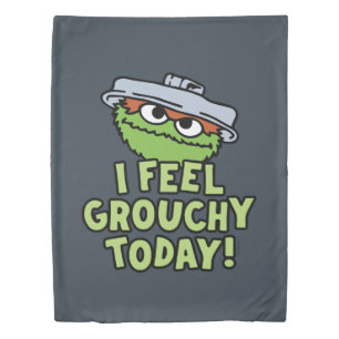 Oscar the Grouch I Feel Grouchy Today! Duvet Cover