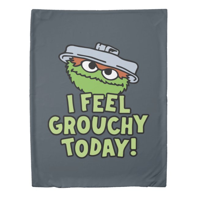 Oscar the Grouch | I Feel Grouchy Today! Duvet Cover (Front)