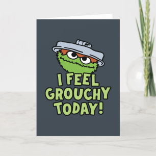Oscar the Grouch I Feel Grouchy Today! Holiday Card