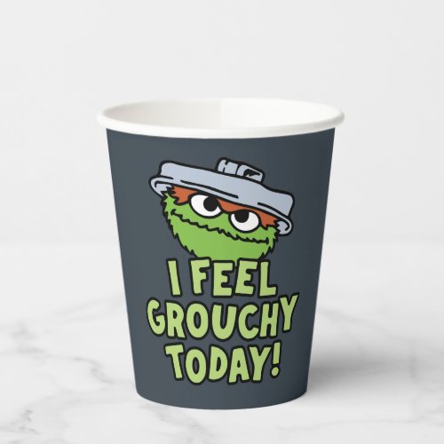 Oscar the Grouch  I Feel Grouchy Today Paper Cups