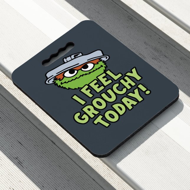 Oscar the Grouch | I Feel Grouchy Today! Seat Cushion (In Situ)
