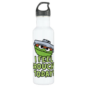 Oscar the Grouch I Feel Grouchy Today! Stainless Steel Water Bottle