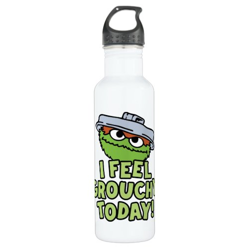 Oscar the Grouch  I Feel Grouchy Today Stainless Steel Water Bottle
