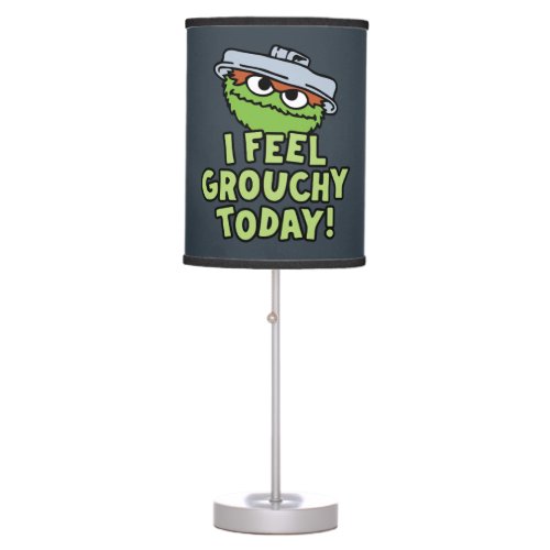 Oscar the Grouch  I Feel Grouchy Today Table Lamp
