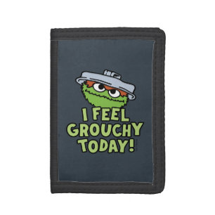 Oscar the Grouch   I Feel Grouchy Today! Trifold Wallet