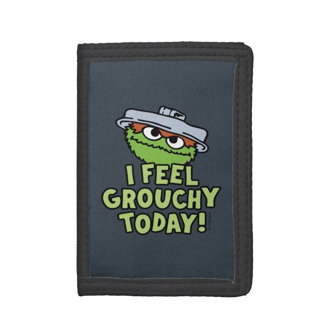 Oscar the Grouch | I Feel Grouchy Today! Trifold Wallet (Front Vertical)