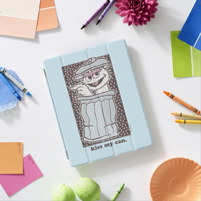 Oscar the Grouch | Kiss My Can iPad Smart Cover (In Situ)