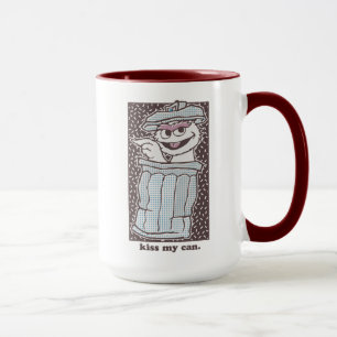 Oscar the Grouch   Kiss My Can Mug