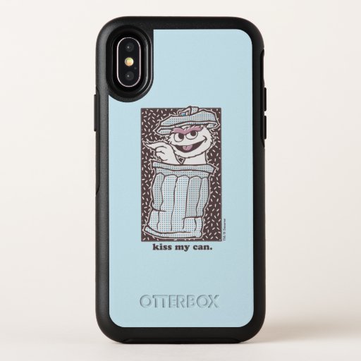 Oscar the Grouch | Kiss My Can OtterBox Symmetry iPhone X Case