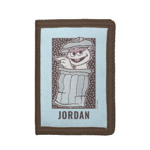 Oscar the Grouch   Kiss My Can Trifold Wallet