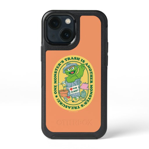 Oscar the Grouch | Monster Treasure Badge iPhone 13 Mini Case
