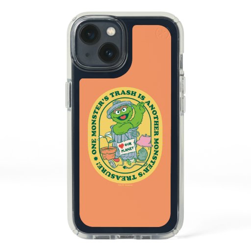 Oscar the Grouch | Monster Treasure Badge Speck iPhone 13 Case