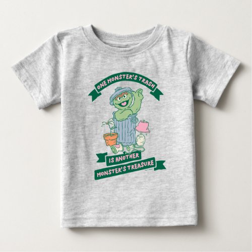Oscar the Grouch  Monster Treasure Graphic Baby T_Shirt