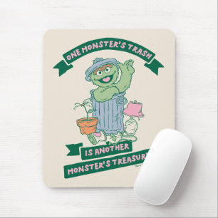 Oscar the Grouch   Monster Treasure Graphic Mouse Pad