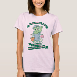 Oscar the Grouch   Monster Treasure Graphic T-Shirt