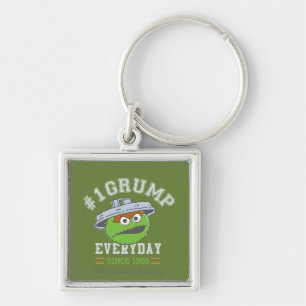 Oscar the Grouch Number 1 Keychain