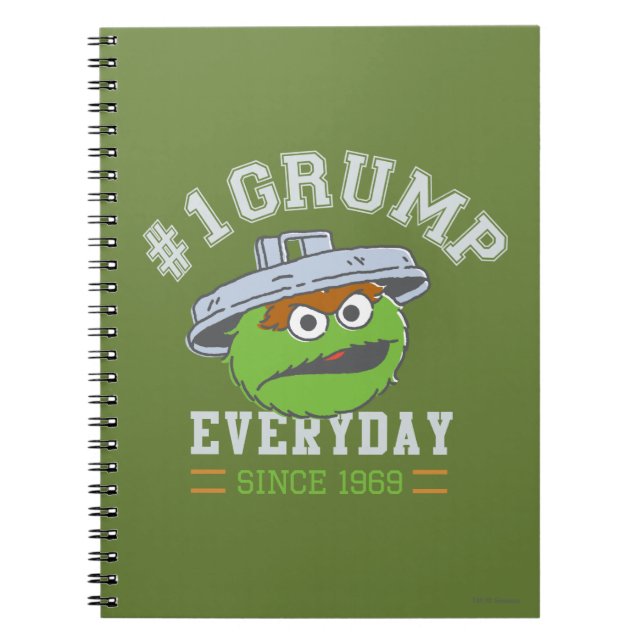 Oscar the Grouch Number 1 Notebook (Front)