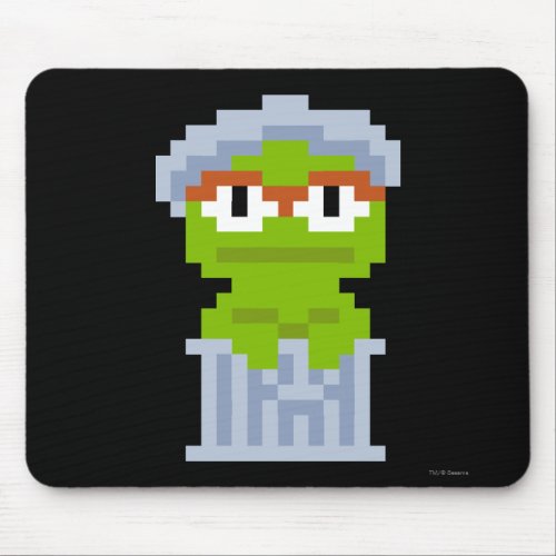 Oscar the Grouch Pixel Art Mouse Pad