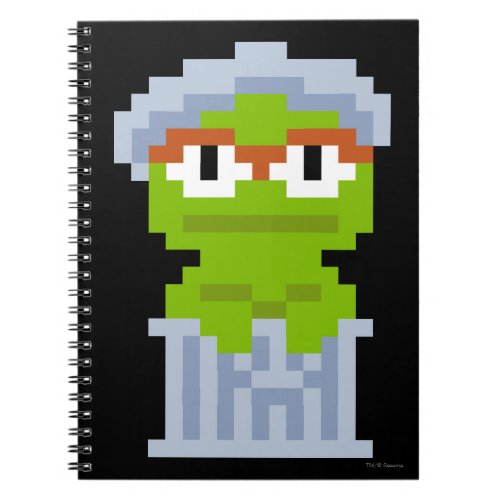 Oscar the Grouch Pixel Art Notebook