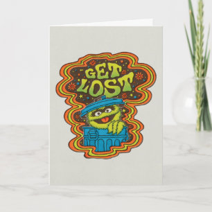 Oscar the Grouch   Psychedelic Card