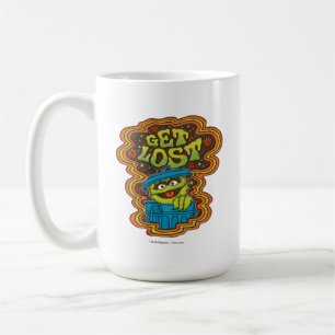 Oscar the Grouch   Psychedelic Coffee Mug