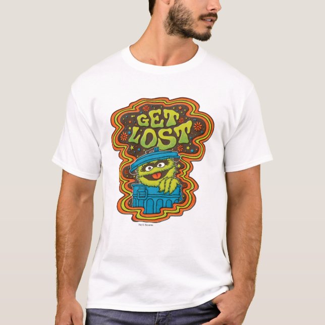 Oscar the Grouch | Psychedelic T-Shirt (Front)