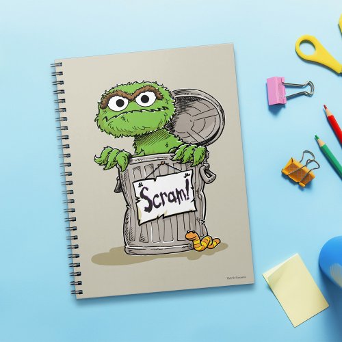 Oscar the Grouch Scram Notebook