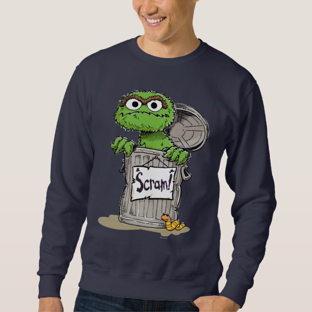 Oscar the Grouch Scram Sweatshirt (Front)