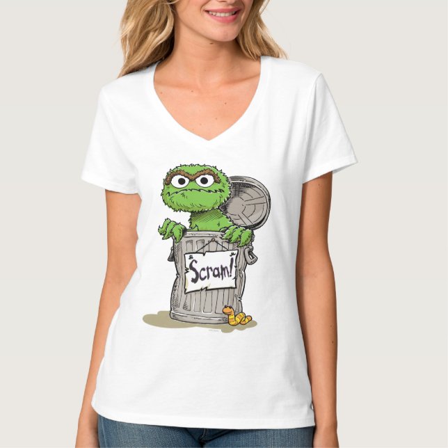 Oscar the Grouch Scram T-Shirt (Front)