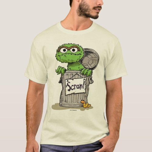 Oscar the Grouch Scram T-Shirt Oscar the Grouch Scram T_Shirt
