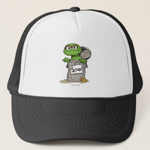 Oscar the Grouch Scram Trucker Hat